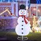 Costway 6ft Lighted Pop-Up Christmas Snowman with Hat and Scarf 180 Pre-Lit LED Lights